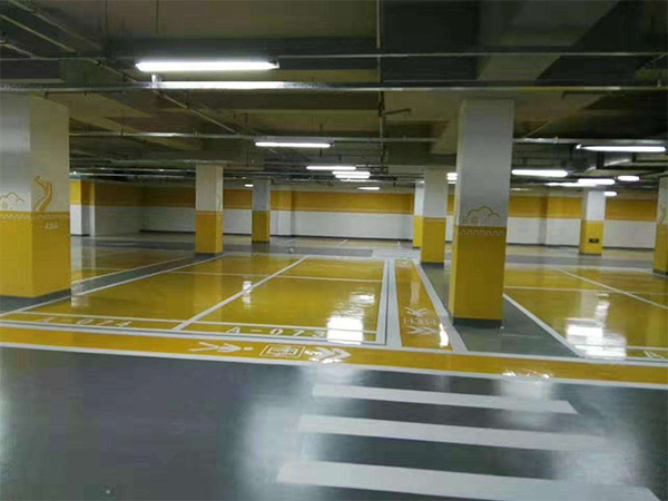 地下停车场划线施工方案